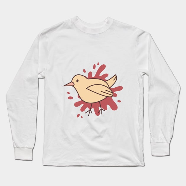 Little bird icon Long Sleeve T-Shirt by Pontiki